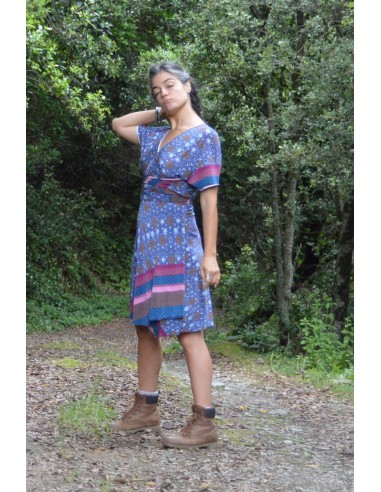 hippie chic print dress